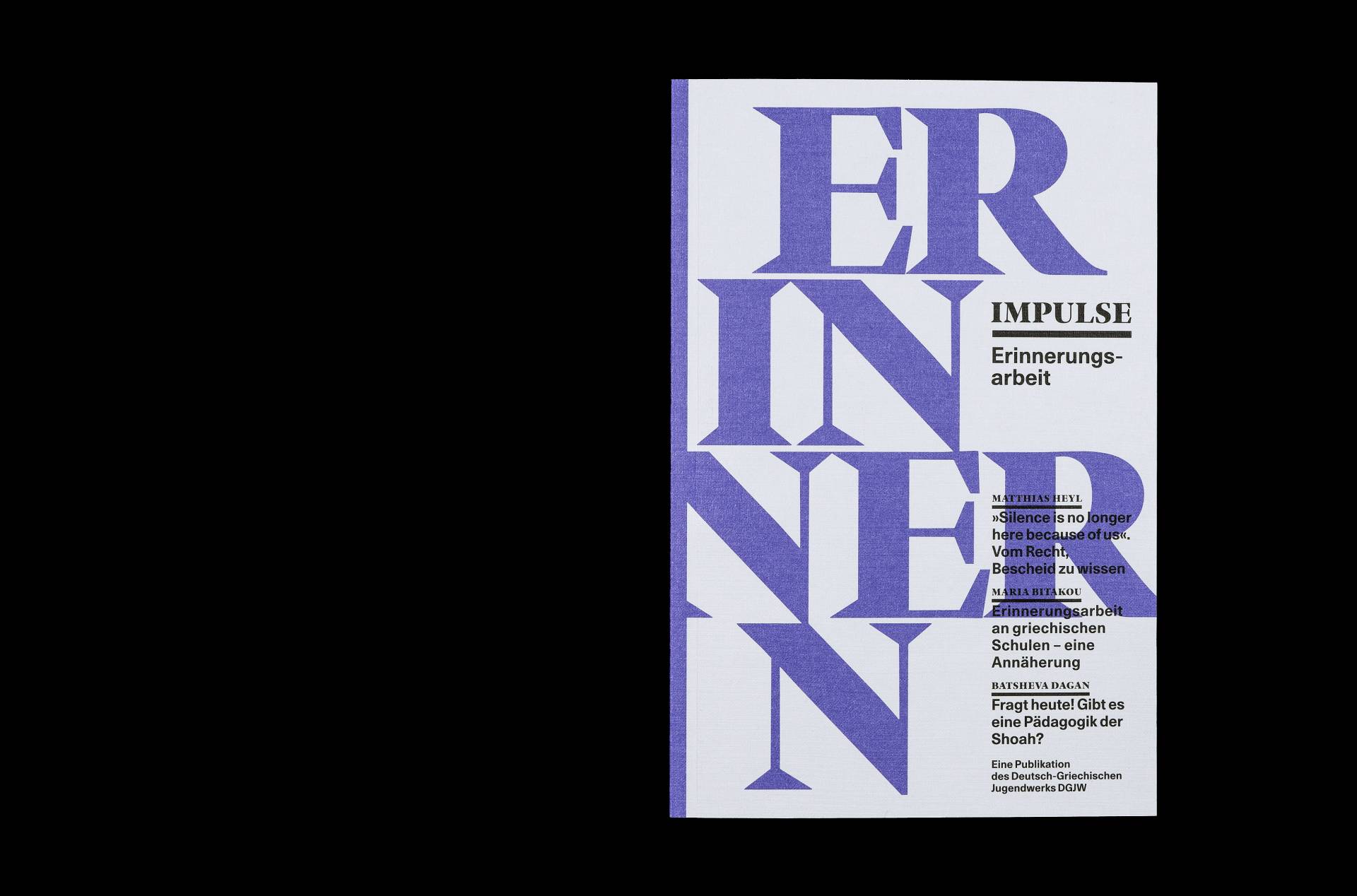 Publication: Impulse – Erinnerungsarbeit | Client: Deutsch-Griechisches Jugendwerk DGJW